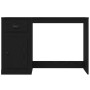Escritorio  con almacenamiento roble negro 50x115x75 cm madera aglomerada | Foro24.es | Tu tienda online para hogar, jardín y más Foro24.es