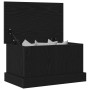 Caja de almacenamiento Negro Roble 50x30x28 cm Madera elaborada de , Baúles de almacenamiento - Ref: Foro24-862825, Precio: 4...