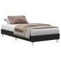 Estructura de Cama 90x190 cm Madera de Roble Negra de , Camas y somieres - Ref: Foro24-862862, Precio: 84,23 €, Descuento: -5%%
