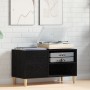 Cabinet de discos Negro Roble 84,5x38x48 cm Madera elaborada de , Armarios y almacenamiento - Ref: Foro24-862866, Precio: 65,...