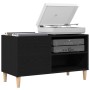 Cabinet de discos Negro Roble 84,5x38x48 cm Madera elaborada de , Armarios y almacenamiento - Ref: Foro24-862866, Precio: 65,...