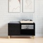 Cabinet de discos Negro Roble 84,5x38x48 cm Madera elaborada de , Armarios y almacenamiento - Ref: Foro24-862866, Precio: 65,...