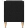 Cabinet de discos Negro Roble 84,5x38x48 cm Madera elaborada de , Armarios y almacenamiento - Ref: Foro24-862866, Precio: 65,...
