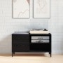 Armario de Discos Negro Roble 84,5x38x48 cm Madera Elaborada | Foro24.es | Tu tienda online para hogar, jardín y más Foro24.es