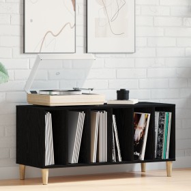 Gabinete de discos Negro Roble 100x38x48 cm Madera elaborada de , Armarios y almacenamiento - Ref: Foro24-862868, Precio: 87,...