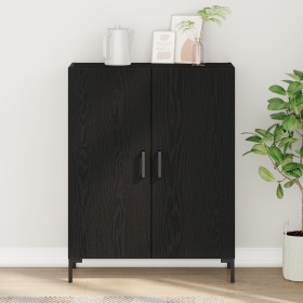 Aparador Negro de Roble 69,5x34x90 cm de Madera Ingenierizada de , Aparadores - Ref: Foro24-862874, Precio: 95,48 €, Descuent...
