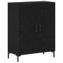 Aparador Negro de Roble 69,5x34x90 cm de Madera Ingenierizada de , Aparadores - Ref: Foro24-862874, Precio: 95,48 €, Descuent...