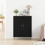 Aparador Negro de Roble 69,5x34x90 cm Madera Elaborada de , Aparadores - Ref: Foro24-862873, Precio: 89,83 €, Descuento: -5%%