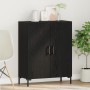 Aparador Negro de Roble 69,5x34x90 cm de Madera Ingenierizada de , Aparadores - Ref: Foro24-862874, Precio: 95,48 €, Descuent...