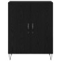 Aparador Negro de Roble 69,5x34x90 cm Madera Elaborada de , Aparadores - Ref: Foro24-862873, Precio: 89,83 €, Descuento: -5%%