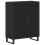 Aparador Negro de Roble 69,5x34x90 cm de Madera Elaborada de , Aparadores - Ref: Foro24-862875, Precio: 93,07 €, Descuento: -5%%