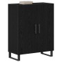 Aparador Negro de Roble 69,5x34x90 cm de Madera Elaborada de , Aparadores - Ref: Foro24-862875, Precio: 93,07 €, Descuento: -5%%