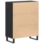 Aparador Negro de Roble 69,5x34x90 cm de Madera Elaborada de , Aparadores - Ref: Foro24-862875, Precio: 93,07 €, Descuento: -5%%