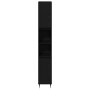 Armario de baño Negro Roble 30x30x190 cm Madera de ingeniería de , Muebles de baño - Ref: Foro24-862881, Precio: 90,88 €, Des...