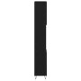 Armario de Baño Negro Roble 30x30x190 cm Madera Ingenierizada de , Muebles de baño - Ref: Foro24-862882, Precio: 87,52 €, Des...