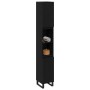 Gabinete de baño Negro Roble 30x30x190 cm Madera elaborada de , Tocadores de baño - Ref: Foro24-862883, Precio: 91,02 €, Desc...