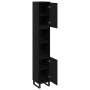 Gabinete de baño Negro Roble 30x30x190 cm Madera elaborada de , Tocadores de baño - Ref: Foro24-862883, Precio: 91,02 €, Desc...