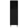 Cabinet de Baño Negro Roble 30x30x100 cm Madera Ingenierizada de , Muebles de baño - Ref: Foro24-862884, Precio: 60,02 €, Des...