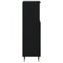 Cabinet de Baño Negro Roble 30x30x100 cm Madera Ingenierizada de , Muebles de baño - Ref: Foro24-862884, Precio: 60,02 €, Des...