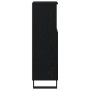 Armario de Baño Negro Roble 30x30x100 cm Madera Elaborada de , Tocadores de baño - Ref: Foro24-862886, Precio: 61,20 €, Descu...