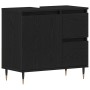 Cabinet de lavabo Negro Roble 65x33x60 cm Madera elaborada de , Tocadores de baño - Ref: Foro24-862890, Precio: 77,63 €, Desc...