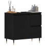 Cabinet de lavabo Negro Roble 65x33x60 cm Madera elaborada de , Tocadores de baño - Ref: Foro24-862890, Precio: 77,63 €, Desc...