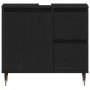 Cabinet de lavabo Negro Roble 65x33x60 cm Madera elaborada de , Tocadores de baño - Ref: Foro24-862890, Precio: 77,63 €, Desc...