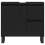 mueble de baño en negro de roble 65x33x60 cm de madera elaborada de , Muebles de baño - Ref: Foro24-862892, Precio: 93,85 €, ...
