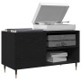 Armario de discos  Negro Roble 84,5x38x48 cm Madera elaborada | Foro24.es | Tu tienda online para hogar, jardín y más Foro24.es