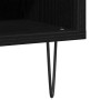 Gabinete para discos  Negro Roble 84,5x38x48 cm Madera elaborada | Foro24.es | Tu tienda online para hogar, jardín y más Foro24.es