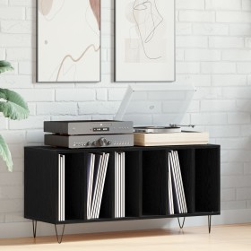 Armario de Registros Negro Roble 100x38x48 cm Madera Elaborada de , Almacenamiento para CD y DVD - Ref: Foro24-862904, Precio...