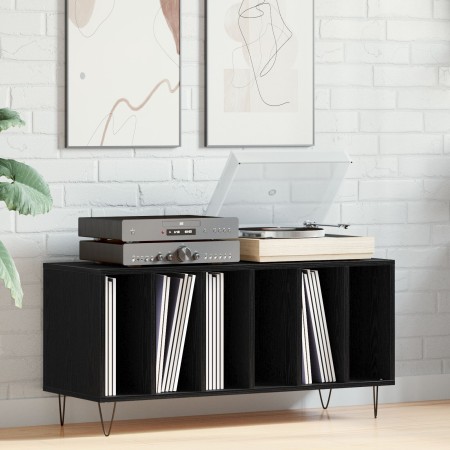 Armario de Registros Negro Roble 100x38x48 cm Madera Elaborada de , Almacenamiento para CD y DVD - Ref: Foro24-862904, Precio...