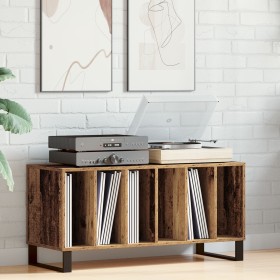 Armario de discos Roble Artesano 100x38x48 cm Madera Ingenierizada de , Almacenamiento para CD y DVD - Ref: Foro24-862906, Pr...