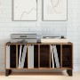 Armario de discos Roble Artesano 100x38x48 cm Madera Ingenierizada de , Almacenamiento para CD y DVD - Ref: Foro24-862906, Pr...