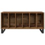 Armario de discos Roble Artesano 100x38x48 cm Madera Ingenierizada de , Almacenamiento para CD y DVD - Ref: Foro24-862906, Pr...