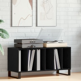 Gabinete para discos Negro Roble 100x38x48 cm Madera ingenierizada de , Almacenamiento para CD y DVD - Ref: Foro24-862907, Pr...