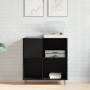 Armario para Registros en Roble Negro 84.5x38x90 cm de , Almacenamiento para CD y DVD - Ref: Foro24-862913, Precio: 97,93 €, ...