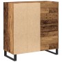 Armario de registros Roble Artesanal 84,5x38x89 cm Madera elaborada de , Almacenamiento para CD y DVD - Ref: Foro24-862915, P...