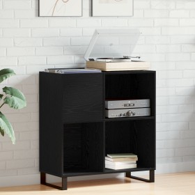 Armario de Discos Roble Negro 84.5x38x90 cm Madera de Calidad de , Almacenamiento para CD y DVD - Ref: Foro24-862916, Precio:...