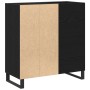 Armario de Discos Roble Negro 84.5x38x90 cm Madera de Calidad de , Almacenamiento para CD y DVD - Ref: Foro24-862916, Precio:...