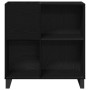 Armario de Discos Roble Negro 84.5x38x90 cm Madera de Calidad de , Almacenamiento para CD y DVD - Ref: Foro24-862916, Precio:...