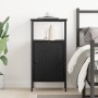 Cabinet de Cama  Negro Roble 41x31x80 cm Madera Elaborada | Foro24.es | Tu tienda online para hogar, jardín y más Foro24.es