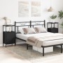 Mesas de Noche 2 pcs Negro Roble 41x31x80 cm Madera de ingeniería de , Mesitas de noche - Ref: Foro24-862918, Precio: 88,10 €...
