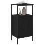 Mesas de Noche 2 pcs Negro Roble 41x31x80 cm Madera de ingeniería de , Mesitas de noche - Ref: Foro24-862918, Precio: 88,10 €...
