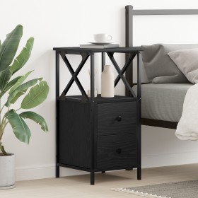Comprar Cabecera de Noche Negra Roble 34x35,5x70