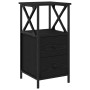 Cabecera de Noche  Negra Roble 34x35,5x70 cm Madera Ing. | Foro24.es | Tu tienda online para hogar, jardín y más Foro24.es