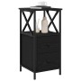 Cabecera de Noche  Negra Roble 34x35,5x70 cm Madera Ing. | Foro24.es | Tu tienda online para hogar, jardín y más Foro24.es