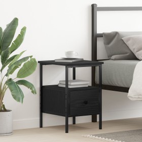 Comprar Cabinet de Noche Negro Roble 34x36x50 cm