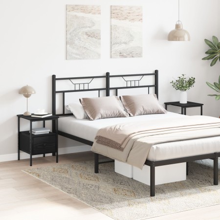 Cajones de Noche 2 pcs Roble Negro 34x36x50 cm Madera Elaborada de , Mesitas de noche - Ref: Foro24-862924, Precio: 87,13 €, ...