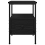 Cajones de Noche 2 pcs Roble Negro 34x36x50 cm Madera Elaborada de , Mesitas de noche - Ref: Foro24-862924, Precio: 87,13 €, ...
